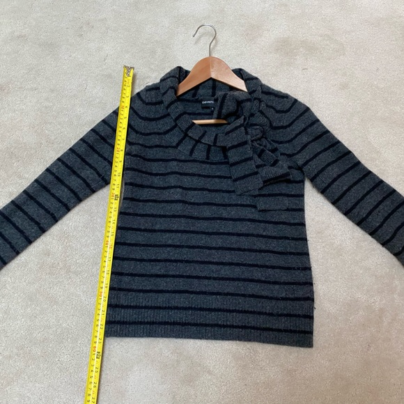 Gray Emporio Armani sweater with black stripes - Picture 11 of 11